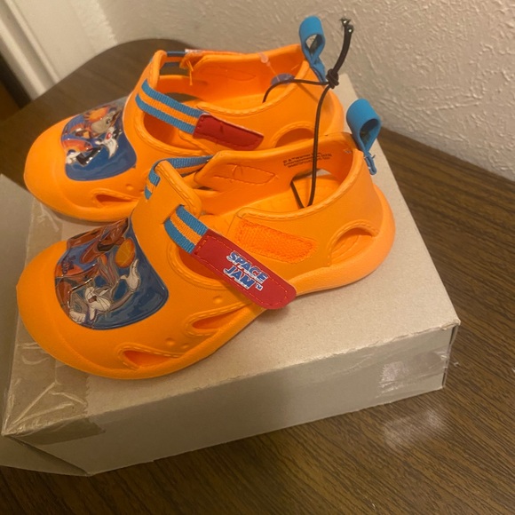 SPACE JAM toddler boy’s EVA Sandal sz 9/10 - Picture 4 of 8